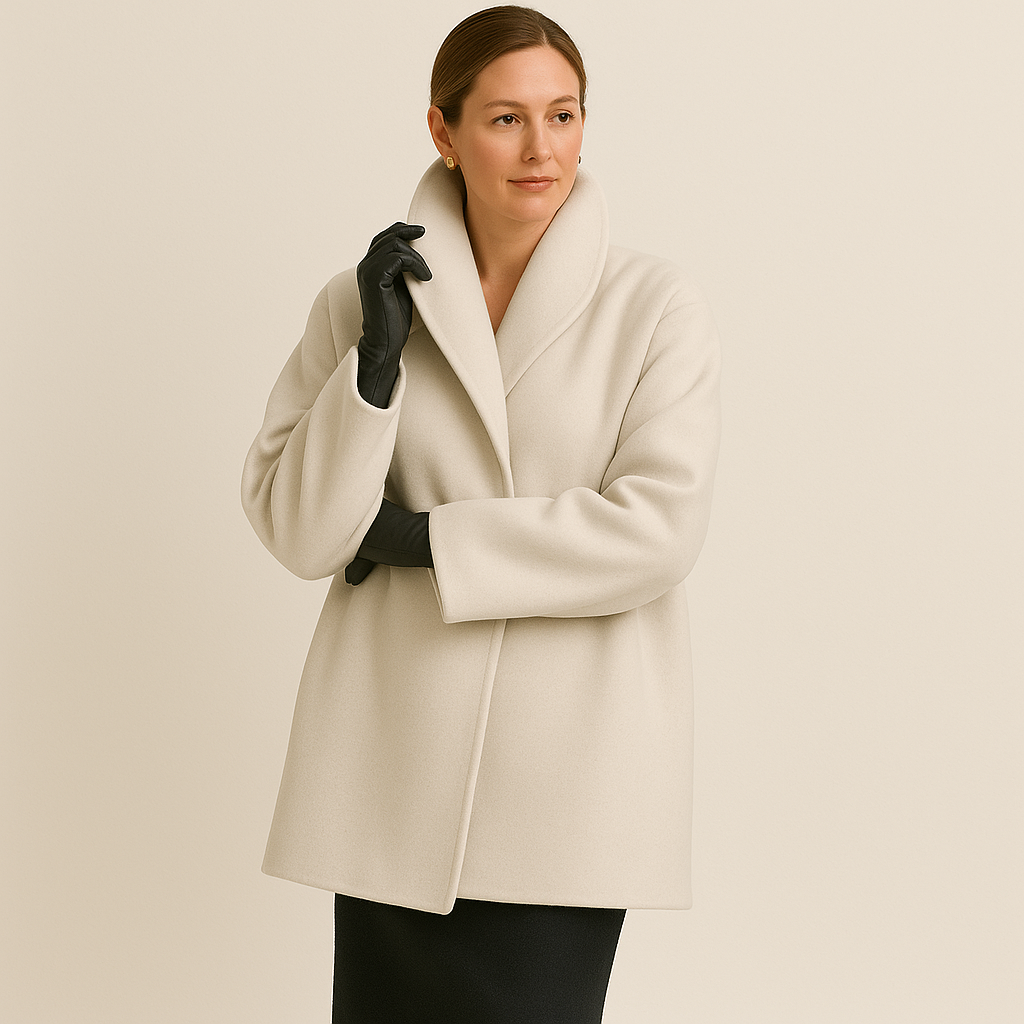 Melany Trenchcoat Femme – Manteau Long Chaud au Style Classique et Coupe Élégante