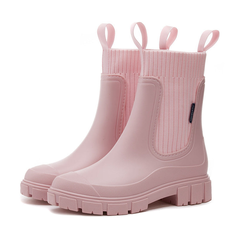 Zaria Botas de Chuva para Mulher – Impermeáveis Leves com Sola Antiderrapante