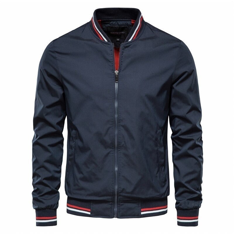 Blouson Homme Elmo – Veste Bomber Moderne à Col Baseball, Légère et Stylée pour la Mi-Saison