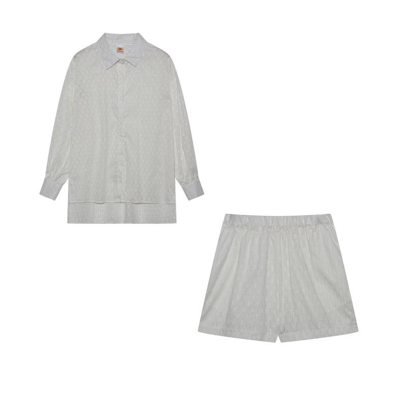 Aaliyah Ensemble d’Été Femme – Ensemble Léger en Coton avec Top et Short au Style Décontracté