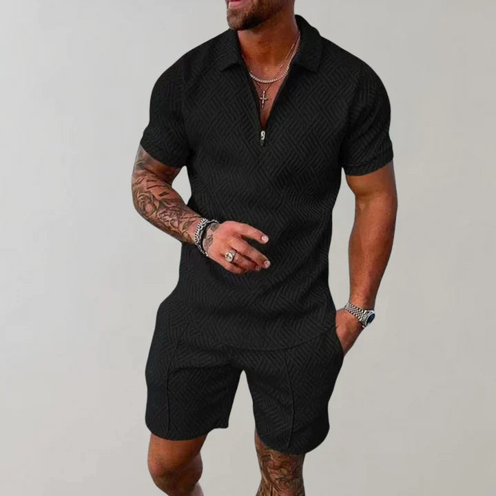 Completo estivo da uomo Oliver - Cotone e lino traspiranti, comfort leggero ed elegante