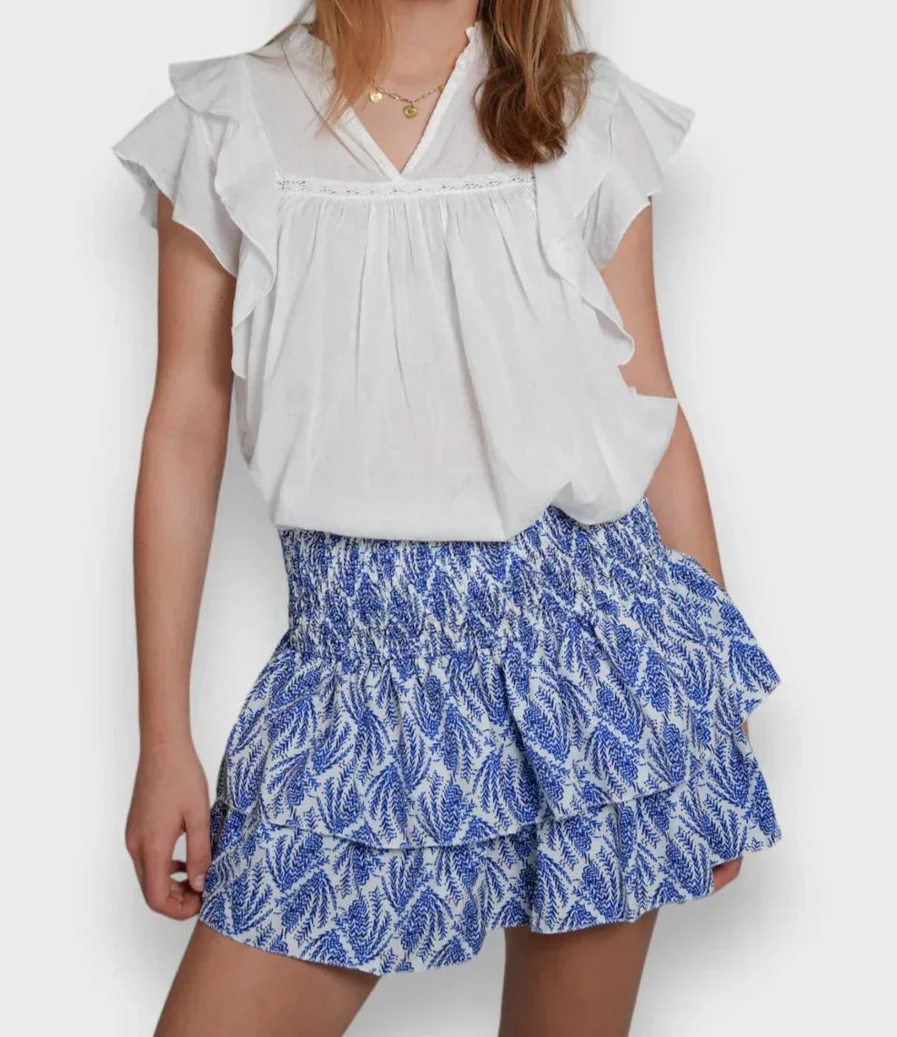 Gonna estiva da donna Avianna - Gonna con stampa floreale, pantaloncini interni e vestibilità comoda e ariosa