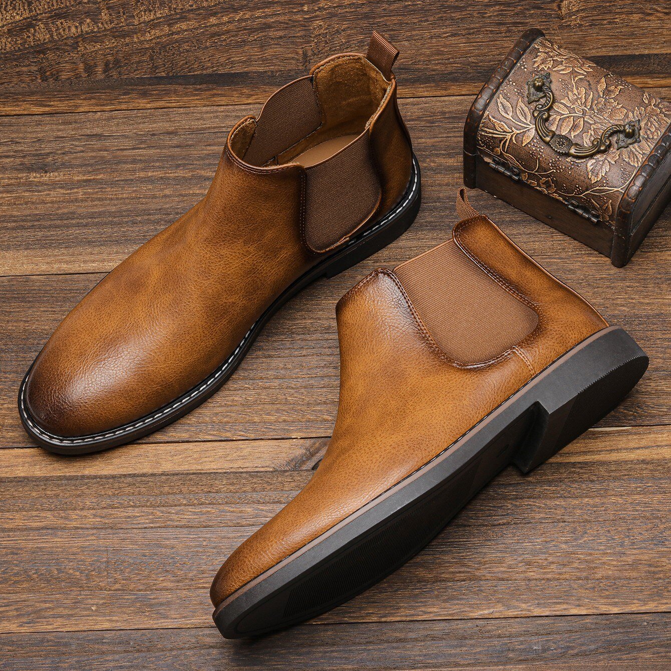 Stivali da uomo Marlon: eleganti stivali in pelle per uno stile moderno e un comfort duraturo
