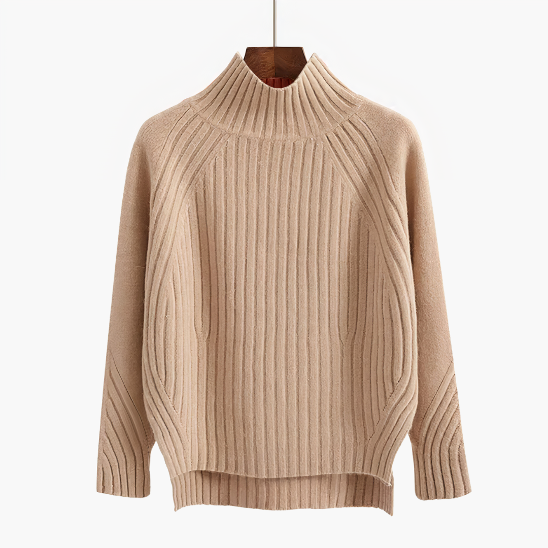 Alessia Pull Femme – Tricot Élégant en Coton Mélangé Respirant et Confortable pour l’Hiver
