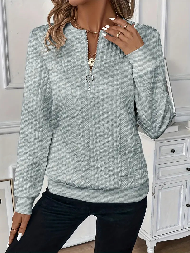 Maglione morbido in maglia da donna Amora: comfort quotidiano ed eleganza casual