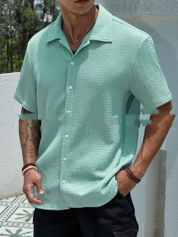 Camicia casual da uomo Jay - Camicia corta moderna per l'estate, le vacanze e tutti i giorni