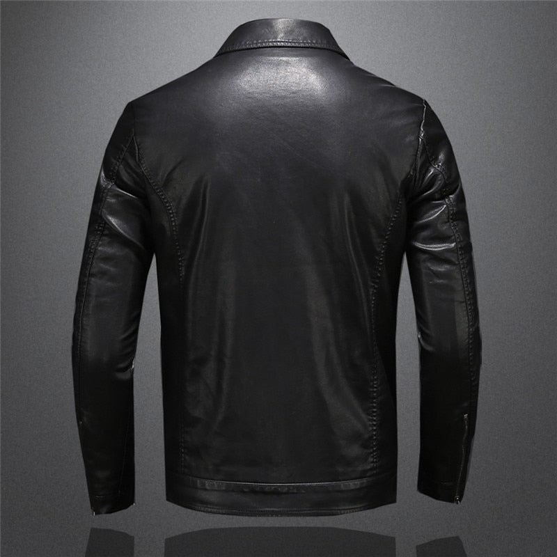 Giacca in pelle premium da uomo Robert: stile senza tempo, resistente ed elegante