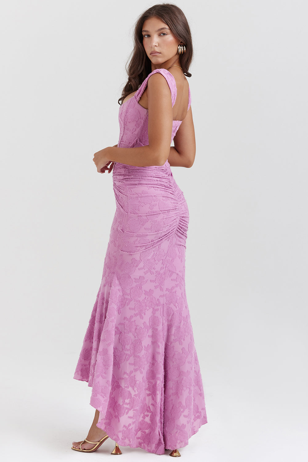 Catalina Robe de Soirée Femme – Robe Élégante en Dentelle avec Coupe Féminine pour Occasions Spéciales