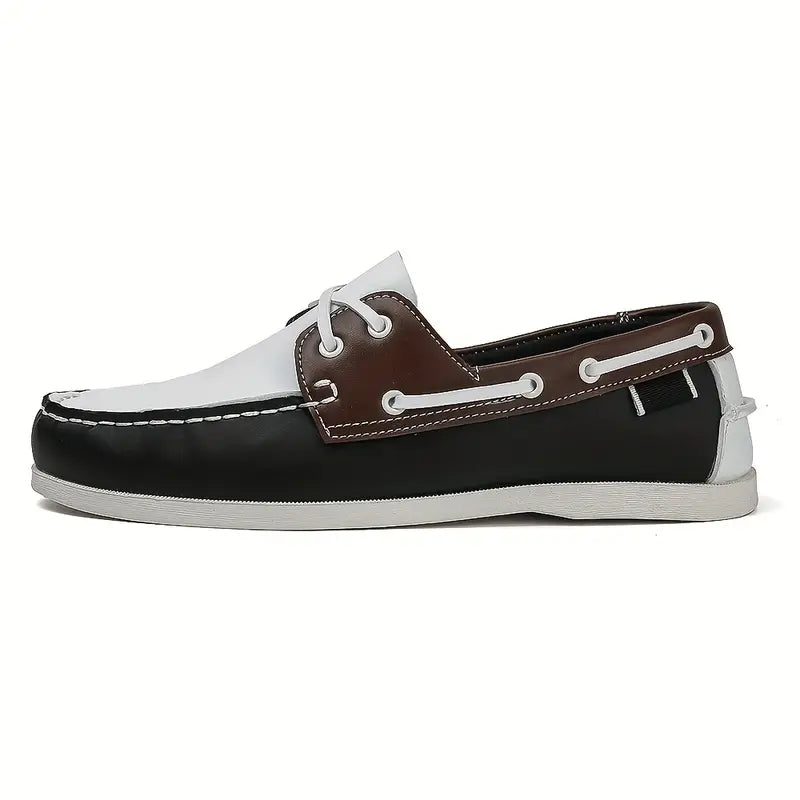 Lucas Chaussures Bateau Homme – Mocassins Rétro Confortables & Élégants en Cuir