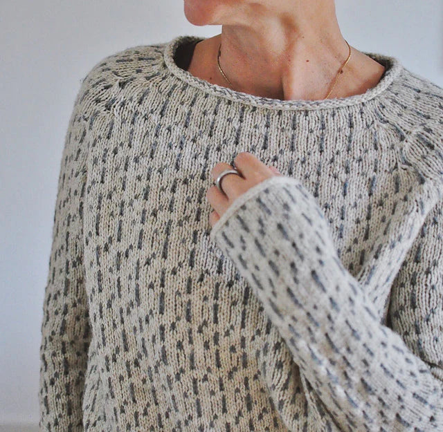 Maglione da donna Samira - Elegante maglione grigio a maniche lunghe, stile chic e confortevole