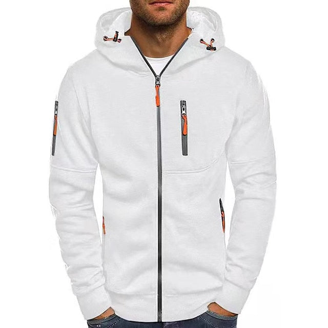 Felpa con cappuccio da uomo Jaron: comoda e versatile felpa con cappuccio in cotone dallo stile moderno