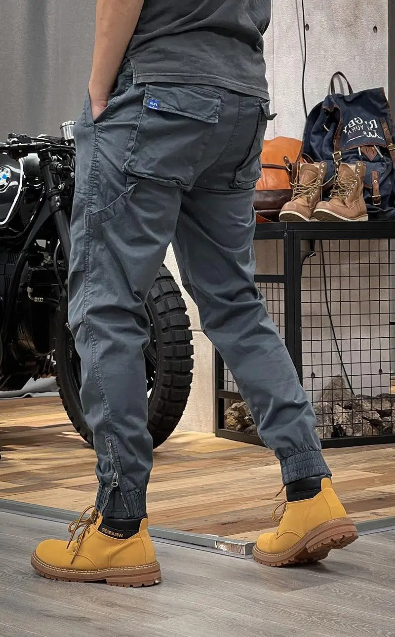 Pantaloni da uomo David - Pantaloni cargo elasticizzati con spandex comodo e versatile