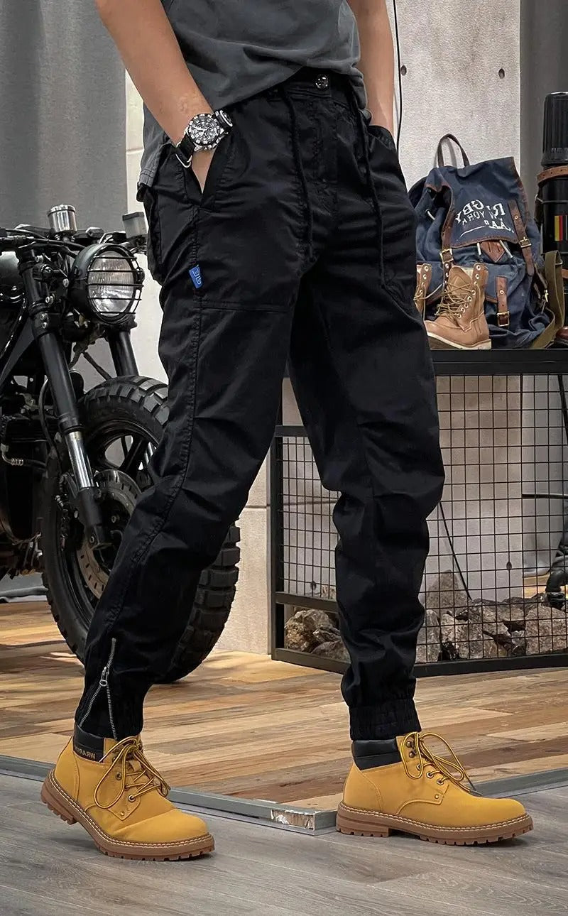 Pantaloni da uomo David - Pantaloni cargo elasticizzati con spandex comodo e versatile