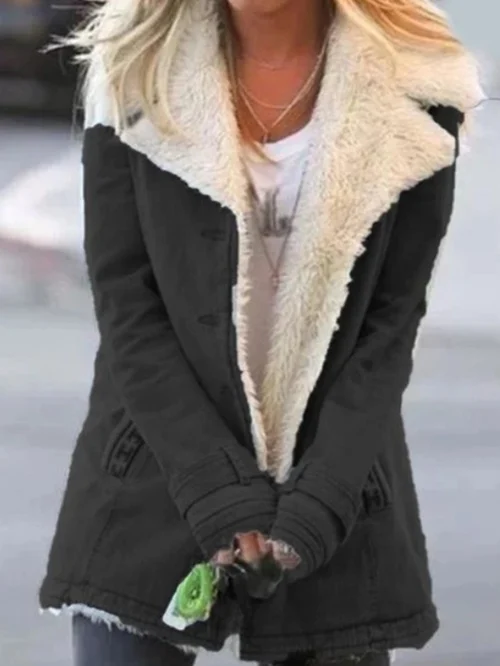 Nadine Manteau Femme Hiver – Manteau Thermique Imperméable & Coupe-Vent Léger et Chic