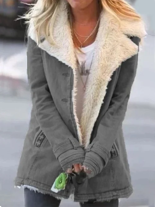 Nadine Manteau Femme Hiver – Manteau Thermique Imperméable & Coupe-Vent Léger et Chic