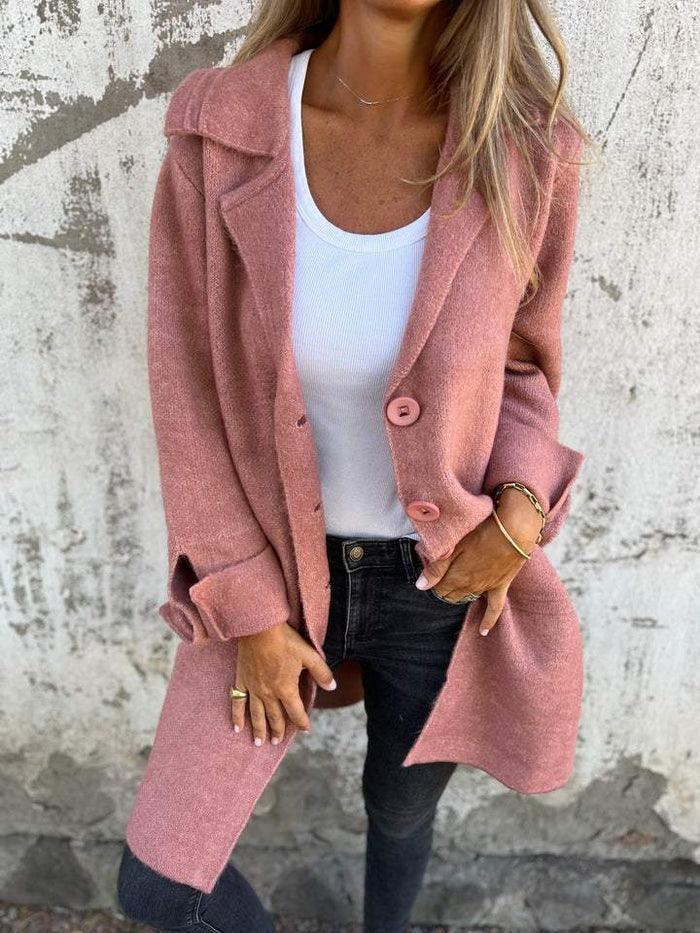 Cappotto primaverile da donna Sophie: elegante e leggero cappotto in lana pregiata per la mezza stagione