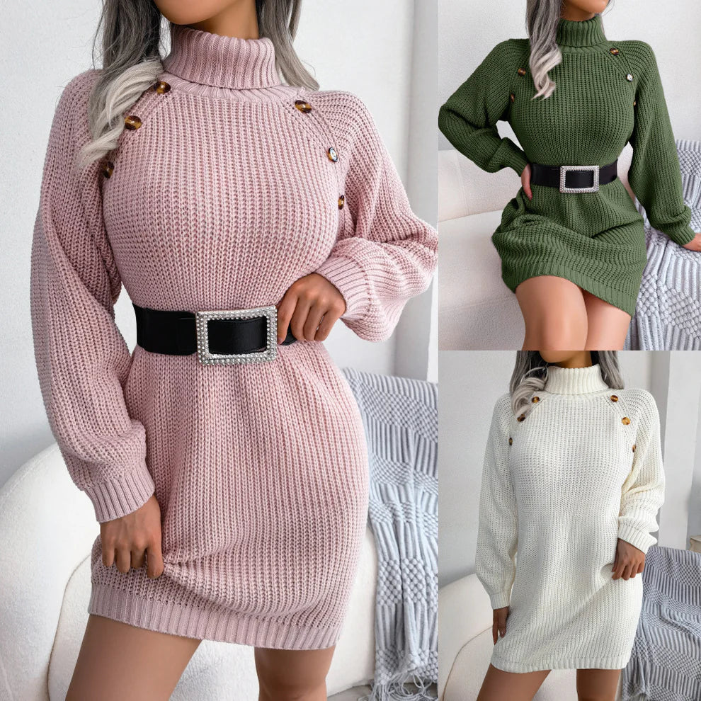 Abito in maglia da donna Erin - Maglia morbida ed elegante con maniche lunghe per un look casual chic
