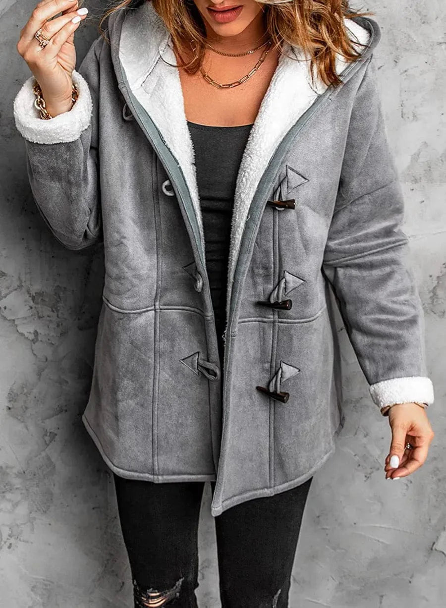Giacca invernale da donna Liana - Fodera calda e confortevole con cappuccio e stile casual
