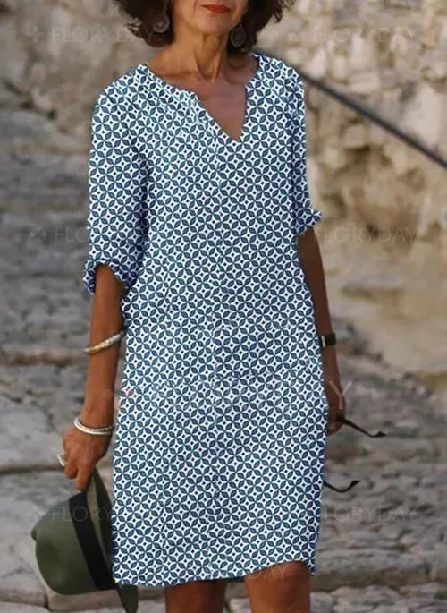 Gerda Robe d'Été Femme – Robe Légère & Ample pour un Look Estival Élégant et Confortable
