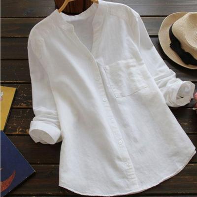 Camicia da donna Aloyse – Lino-cotone traspirante, vestibilità comoda e rilassata
