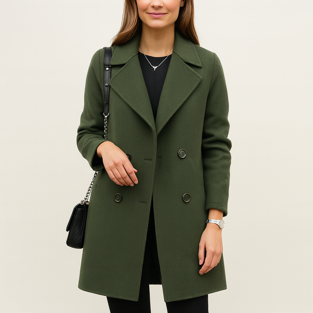 Lucia Donatelli Cappotto Invernale in Lana per Donna – Taglio Elegante & Finitura Lussuosa