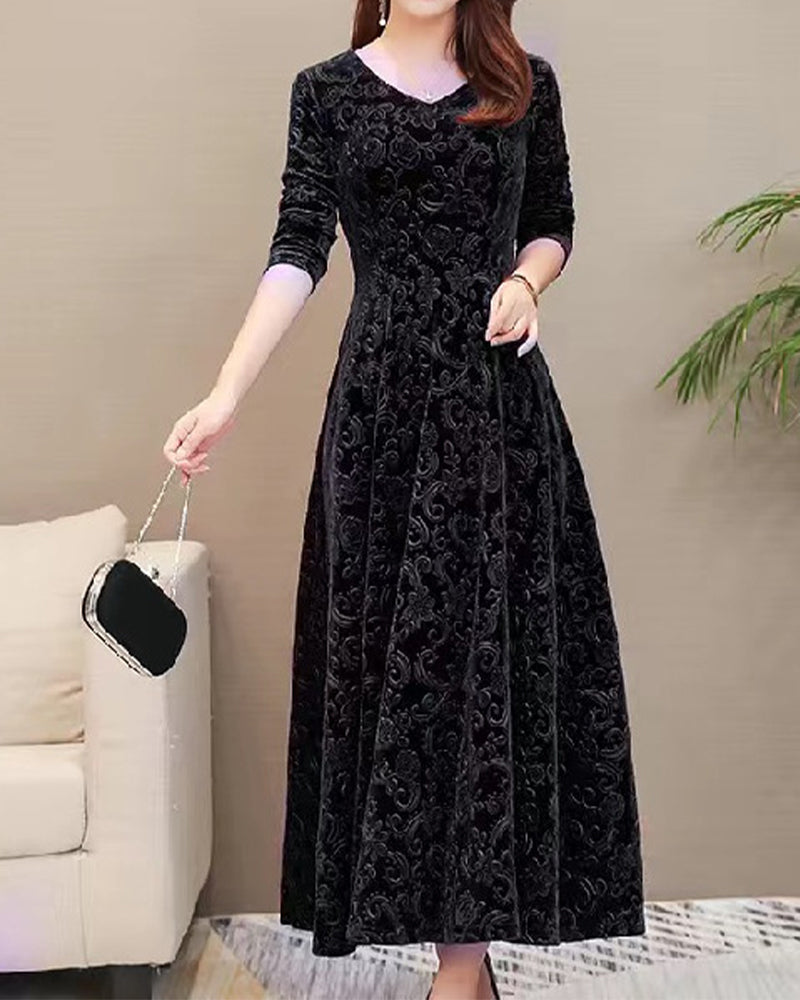 Margaret Robe Femme – Élégante Robe Trapèze à Coupe Féminine pour Occasions Festives
