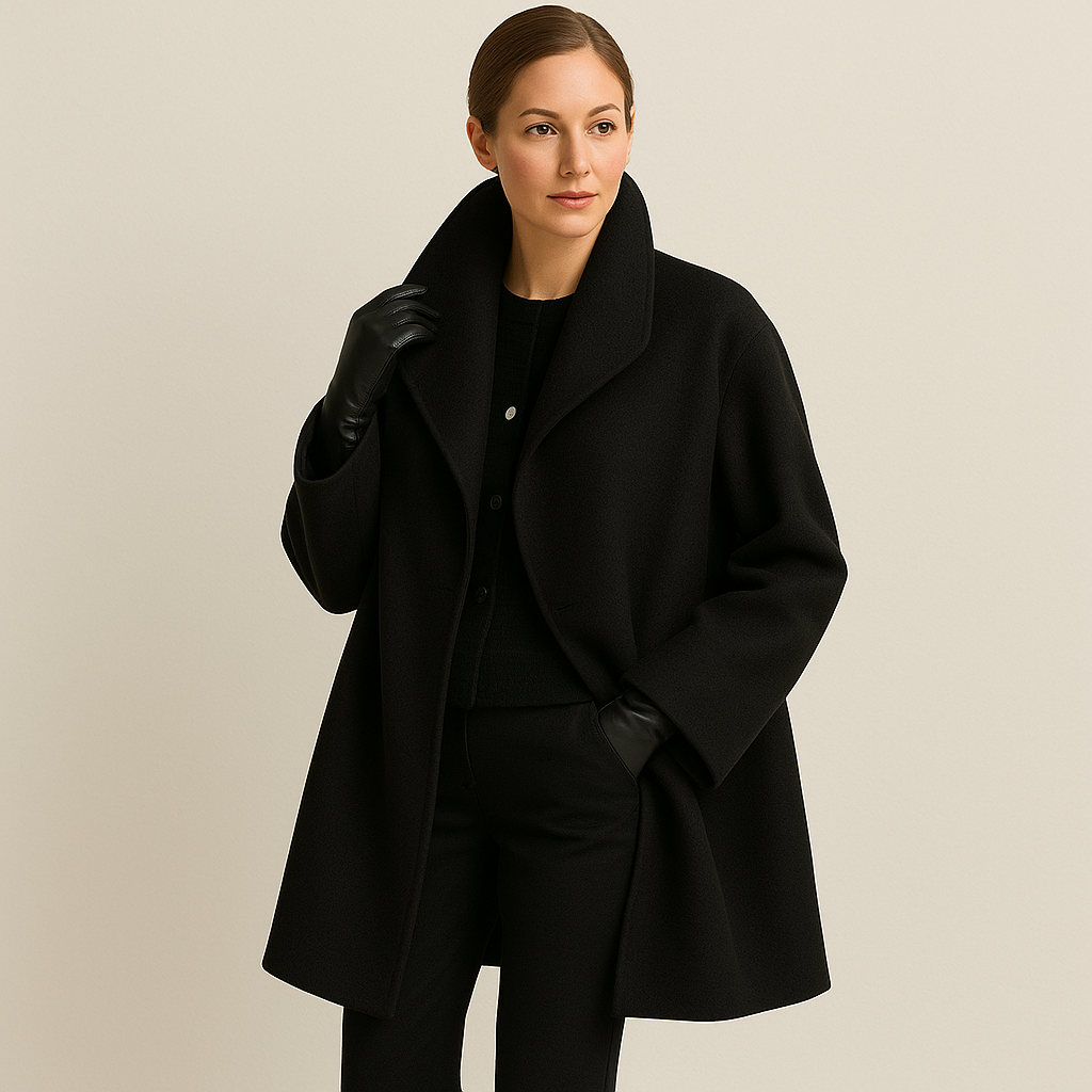 Melany Trenchcoat Femme – Manteau Long Chaud au Style Classique et Coupe Élégante