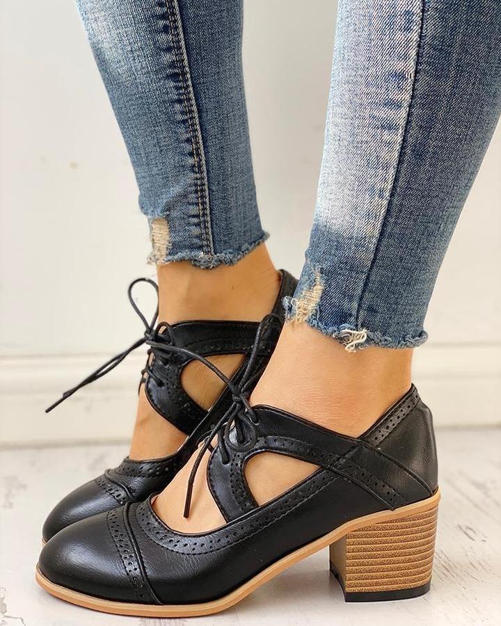 Scarpe vintage da donna Rianna - Décolleté retrò fatte a mano con comoda soletta e design senza tempo
