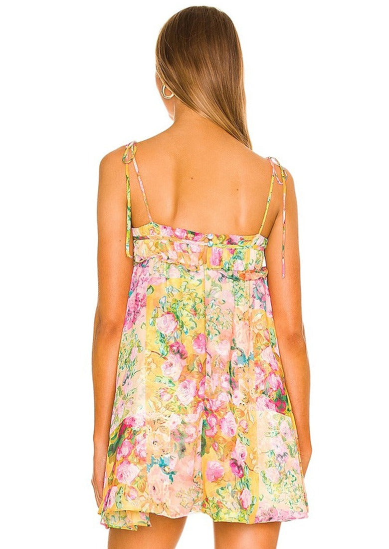 Abito estivo Eden 2025 – Stampa chic e taglio fluido in chiffon leggero e confortevole