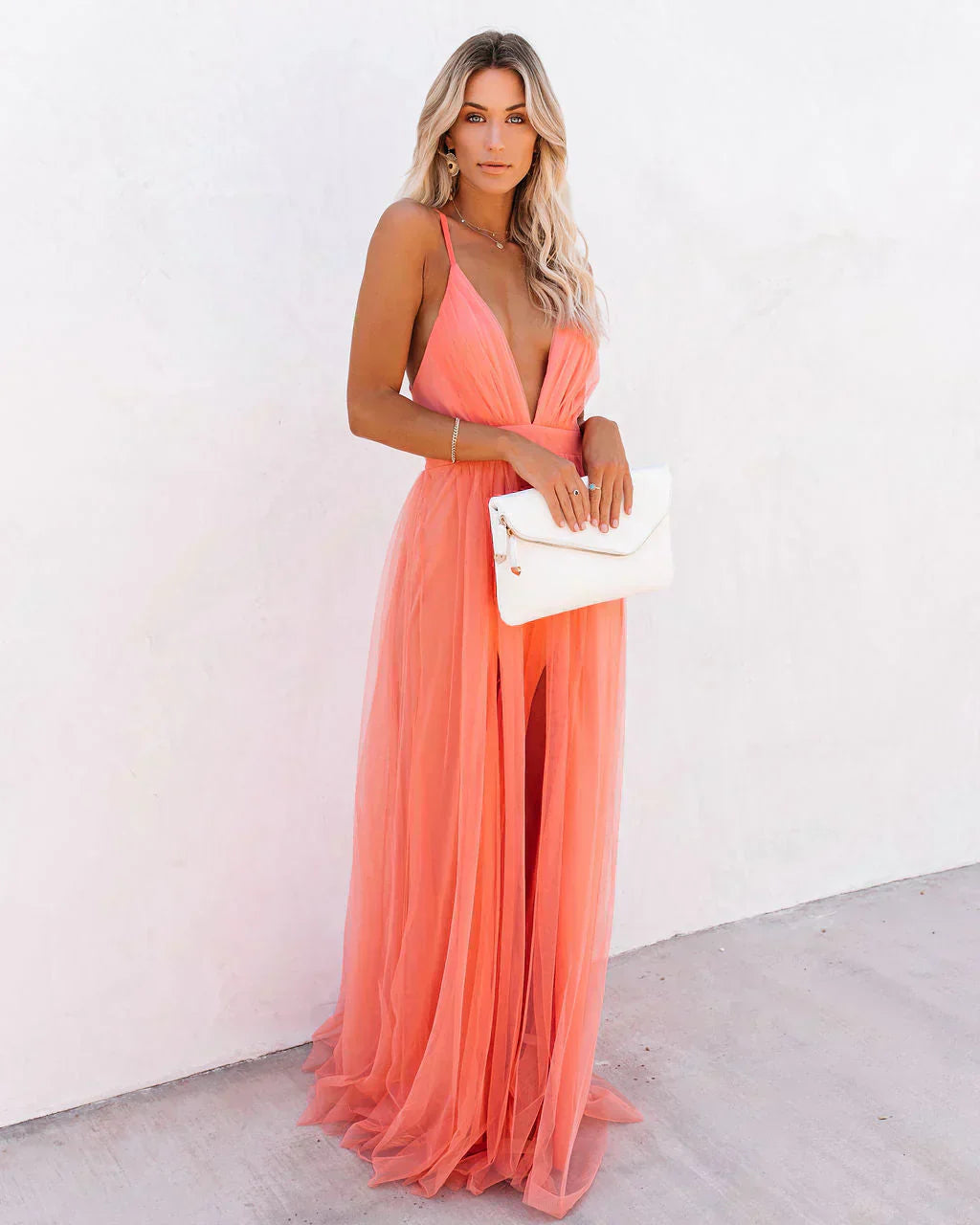 Amelia Robe Longue Élégante Femme – Robe Maxi Chic avec Coupe Fluide et Détails Raffinés