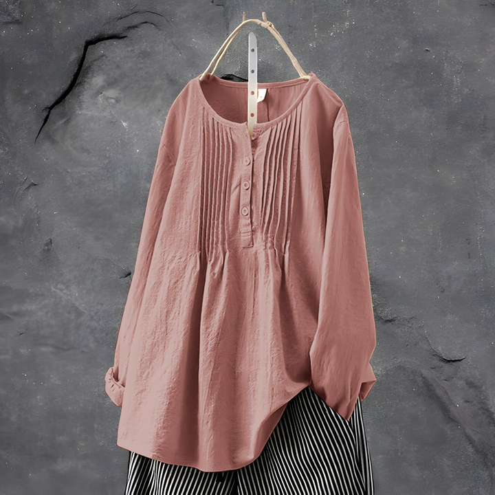 Blusa oversize da donna Vanessa - Top ampio ed elegante in tessuto di alta qualità per tutte le occasioni