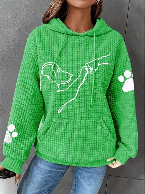 Felpa da donna Lina: comoda e calda felpa con cappuccio dallo stile casual