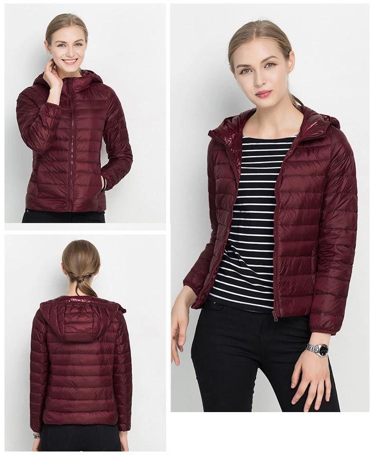 Autumn Doudoune Femme Légère – Veste Mi-Saison avec Capuche & Confort Quotidien
