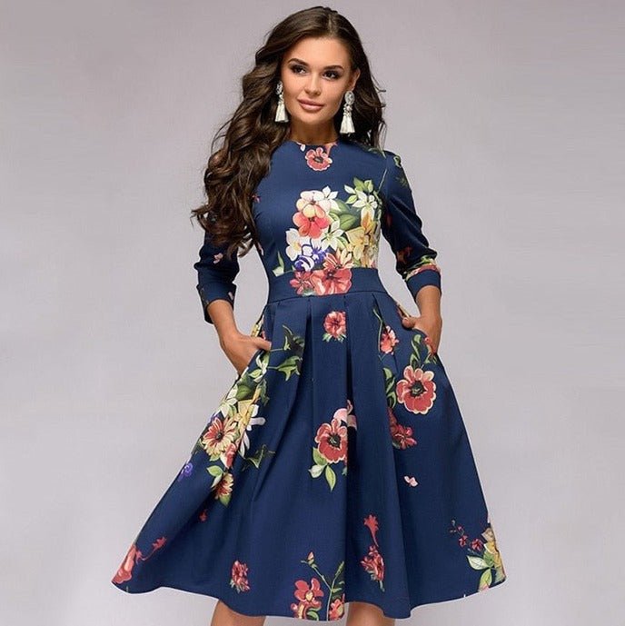 Abito da sera da donna Maia - Elegante abito in raso con taglio lusinghiero per le occasioni festive