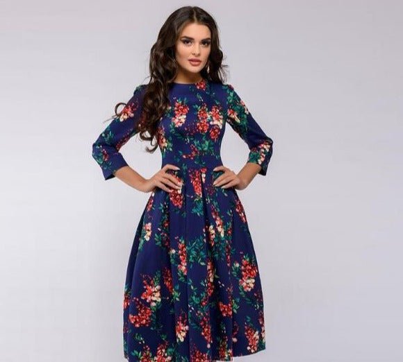 Abito da sera da donna Maia - Elegante abito in raso con taglio lusinghiero per le occasioni festive