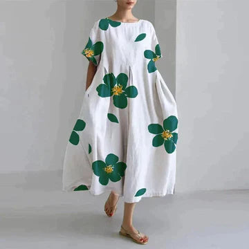 Abito da donna Zara: elegante stampa floreale, traspirante e confortevole, vestibilità comoda