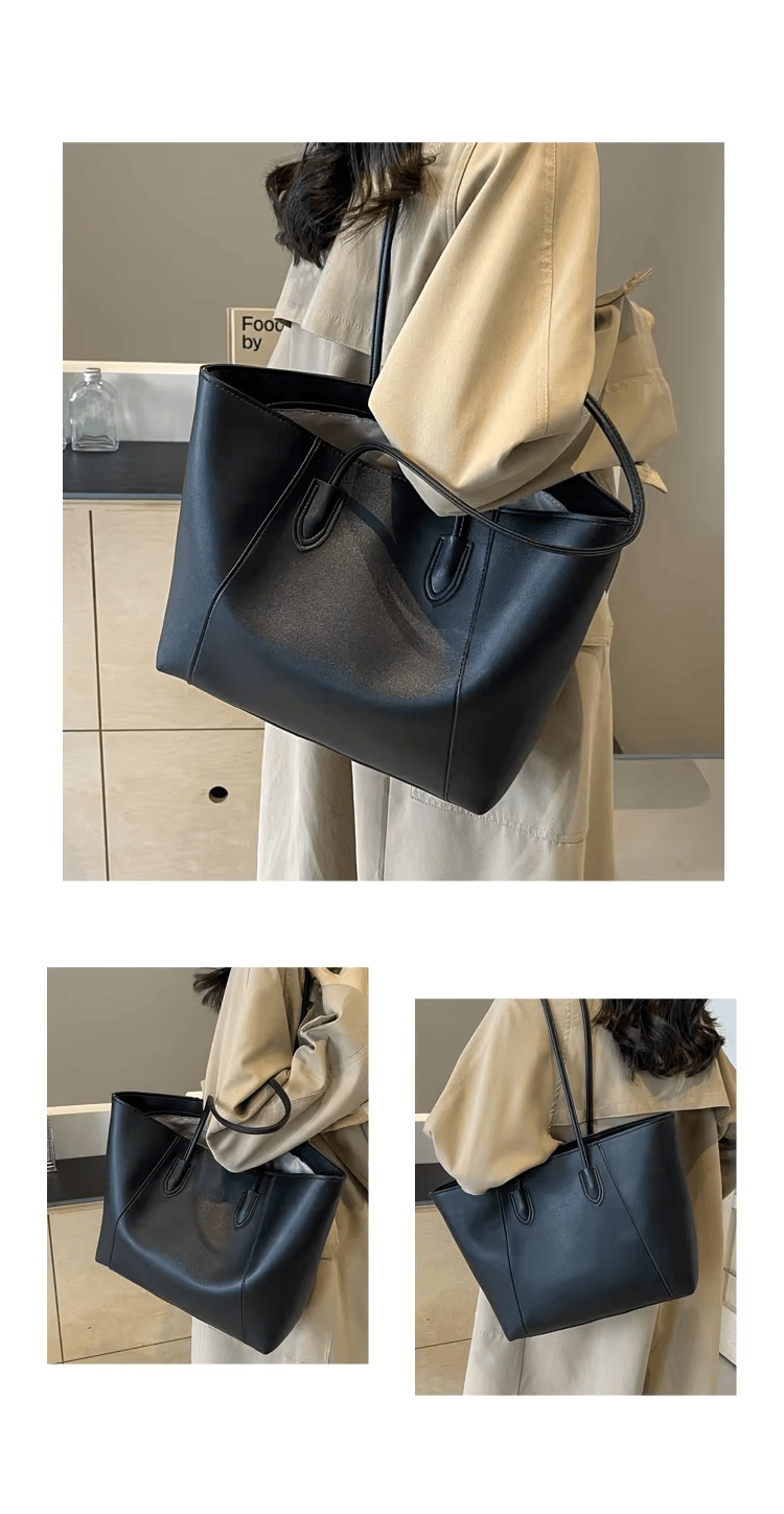 Jivika Sac à Main Femme – Grand Fourre-Tout en Simili Cuir avec Compartiment Spacieux & Poches Intérieures