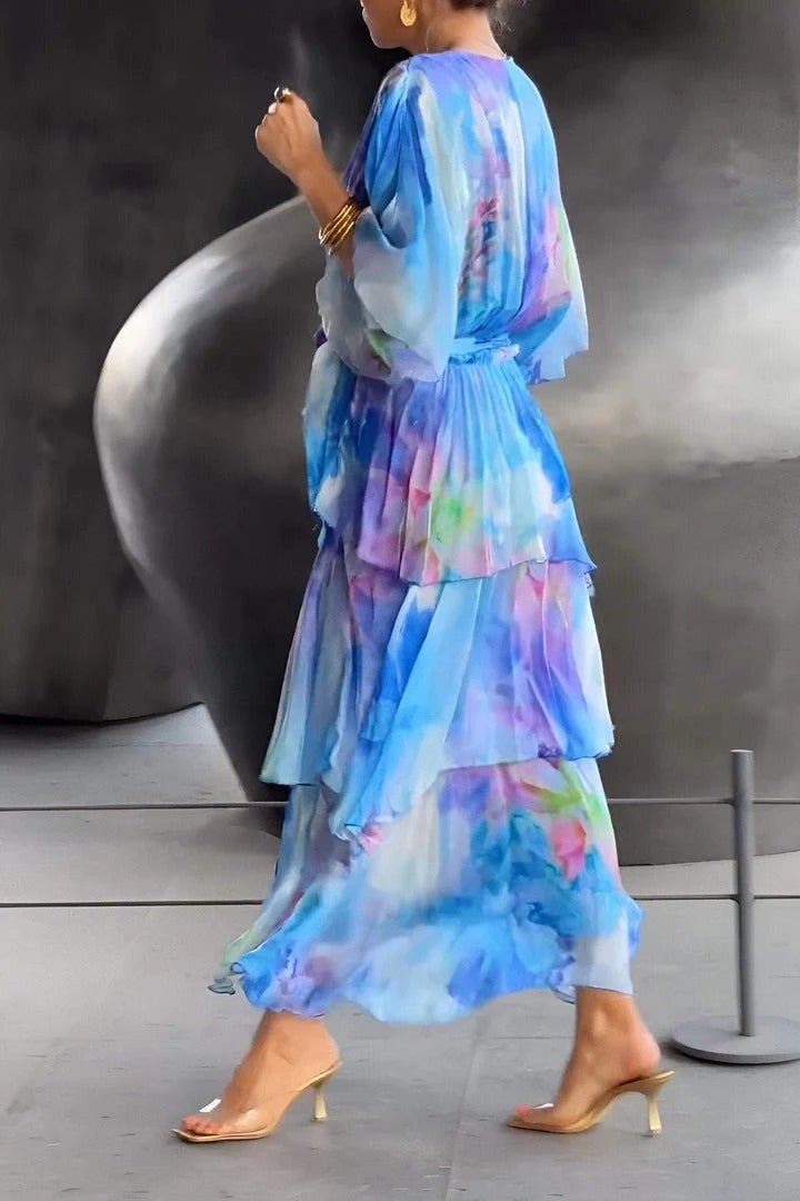 Anya Robe Maxi Femme – Robe Longue Élégante & Fluide pour Été, Chic & Confort au Quotidien