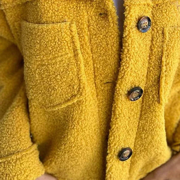 Amayah Veste Teddy – Effet Polaire, Confort et Style pour un Look Tendance
