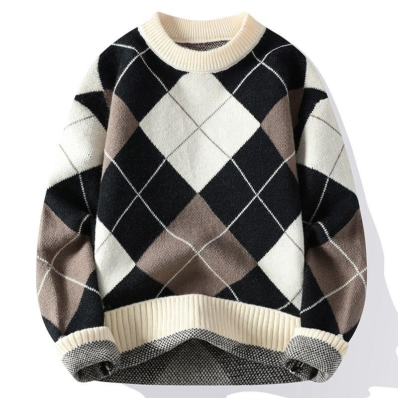 Maglione da uomo Presley: elegante maglia autunnale con motivo moderno