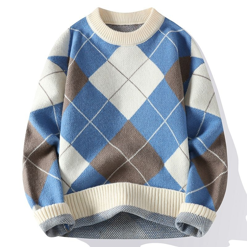 Maglione da uomo Presley: elegante maglia autunnale con motivo moderno