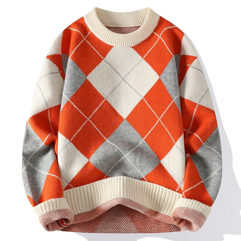 Maglione da uomo Presley: elegante maglia autunnale con motivo moderno