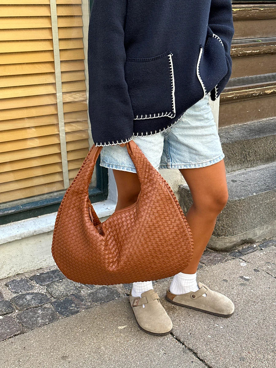 Borsa Hobo da donna Louisa: elegante, spaziosa e dallo stile intrecciato senza tempo