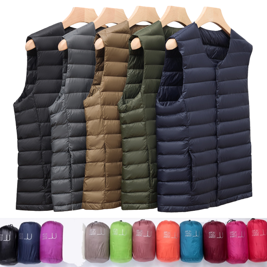 Zoe Femme Gilet Imperméable – Léger, Polyvalent & Élégant avec Poches Pratiques