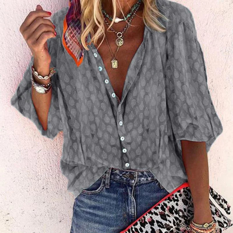 Blouse d’Été Femme Billie – Chemise Légère & Respirante avec Coupe Élégante pour Jours Chauds