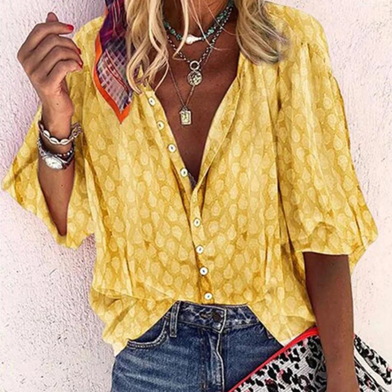Blouse d’Été Femme Billie – Chemise Légère & Respirante avec Coupe Élégante pour Jours Chauds