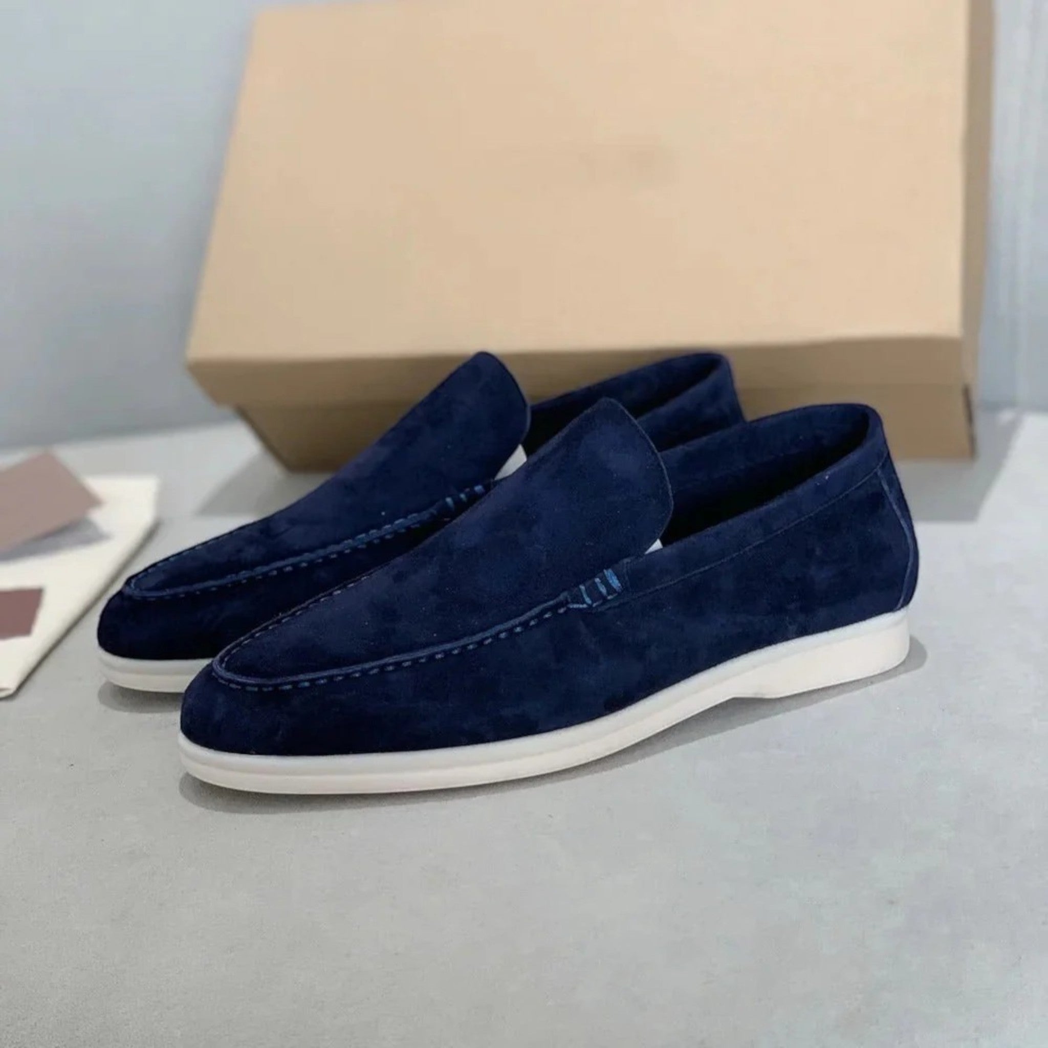 Elton Moccasins Men in Suede – Elegant, Comfortable & Versatile for All Occasions