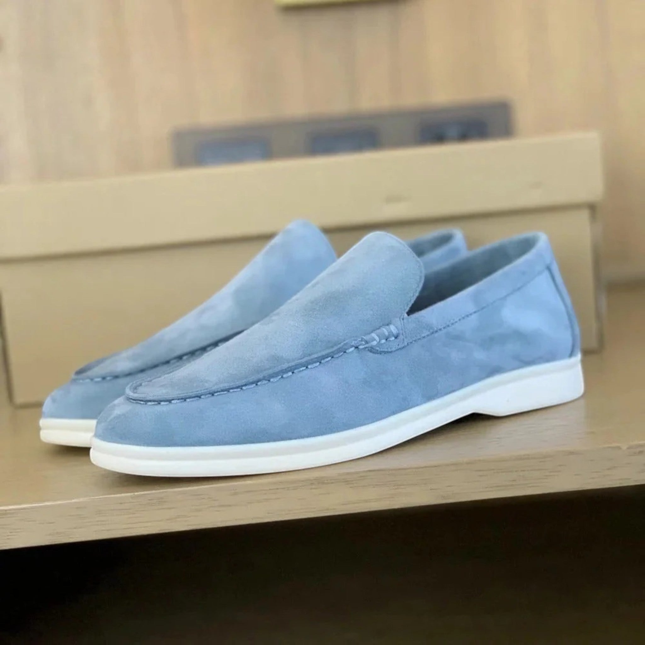 Elton Moccasins Men in Suede – Elegant, Comfortable & Versatile for All Occasions