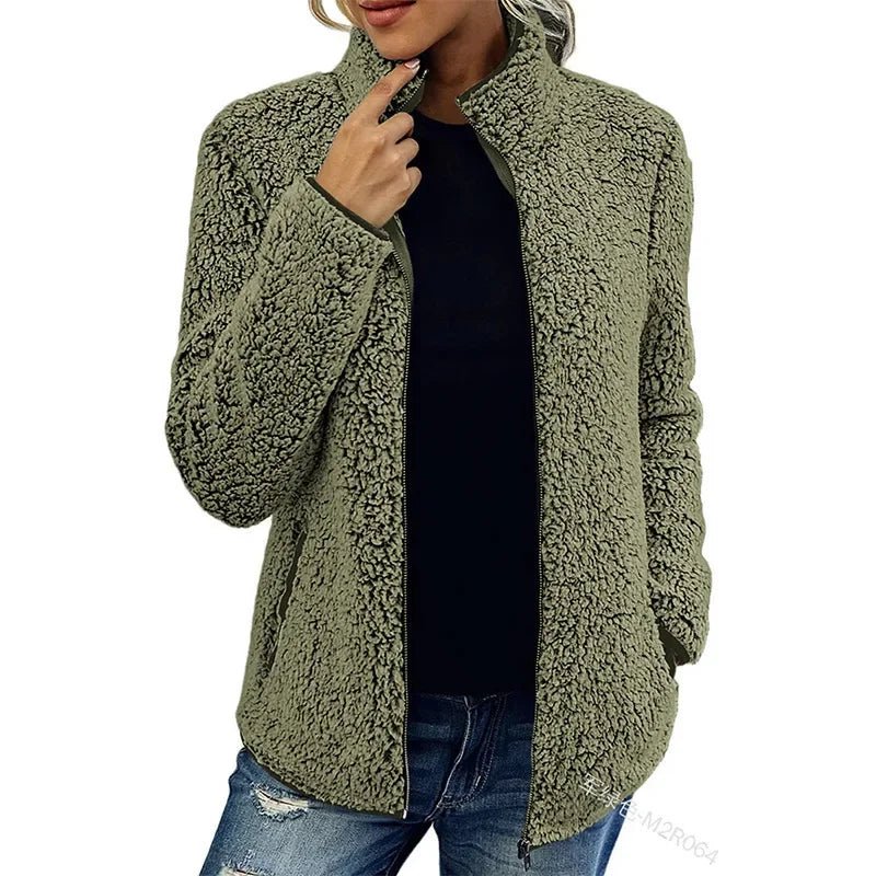 Giacca da donna Neriah - Pile invernale chic e caldo, elegante e confortevole