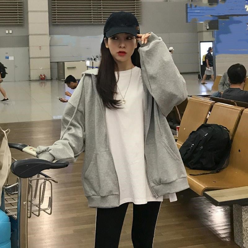 Giacca da donna Ayleen – Giacca oversize con cappuccio e tasche, stile moderno e confortevole